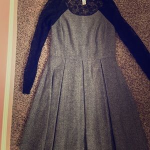 Black and Grey winter dress